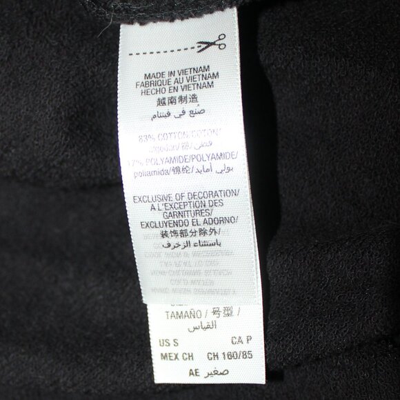 Juicy Couture  set of Hoodie zip shorts black gold  cotton blend size small - Picture 5 of 9